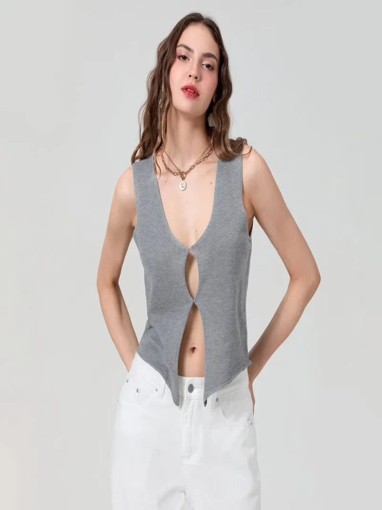 Women’s Harajuku V-Neck Crop Top