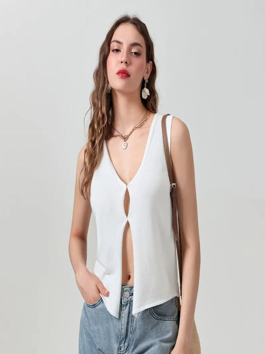 Women’s Harajuku V-Neck Crop Top