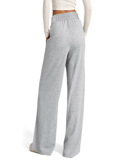 Women’s Fleece Joggers – High Waist Loose Pants