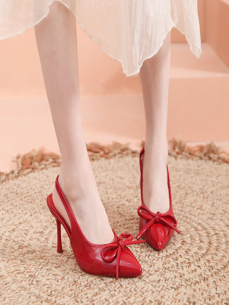 Women’s Pointed Toe Stiletto Slingback Heels