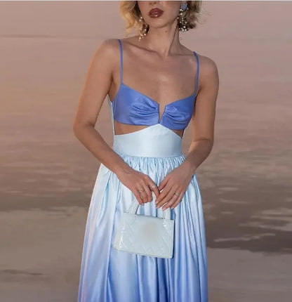 Women’s Gradient Spaghetti Strap Maxi Dress